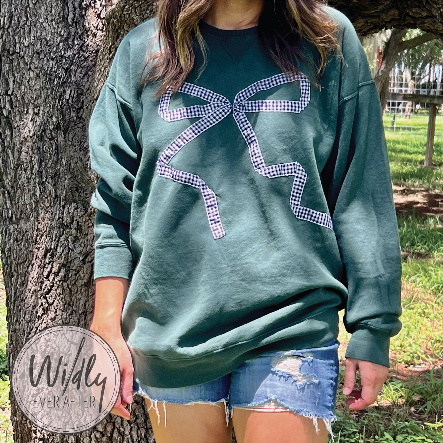 Bow Crewneck Sweatshirt