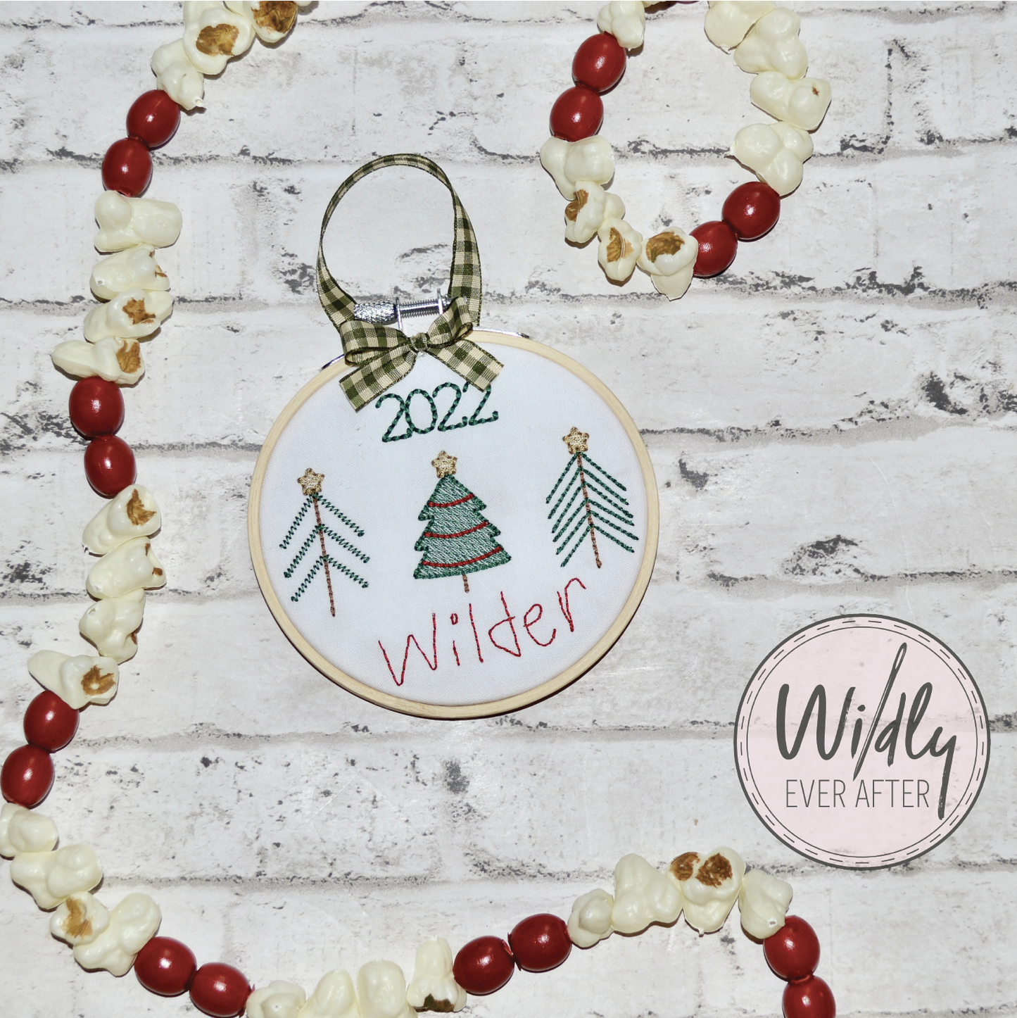 Custom Handwriting Christmas Ornament